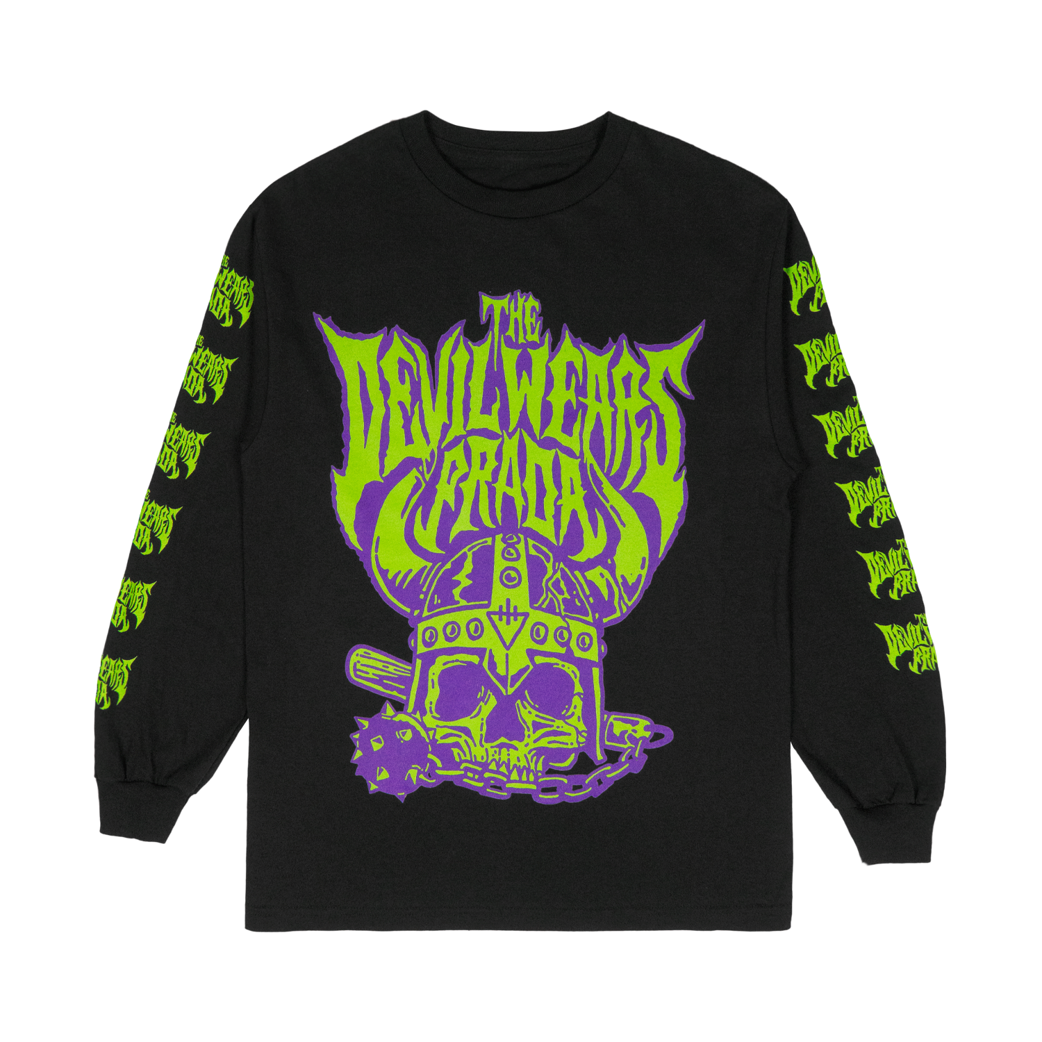 トップス \"Blood Storm\" Skull Damaged Long Sleeve K123M301_1.jpg?v=1727295775&