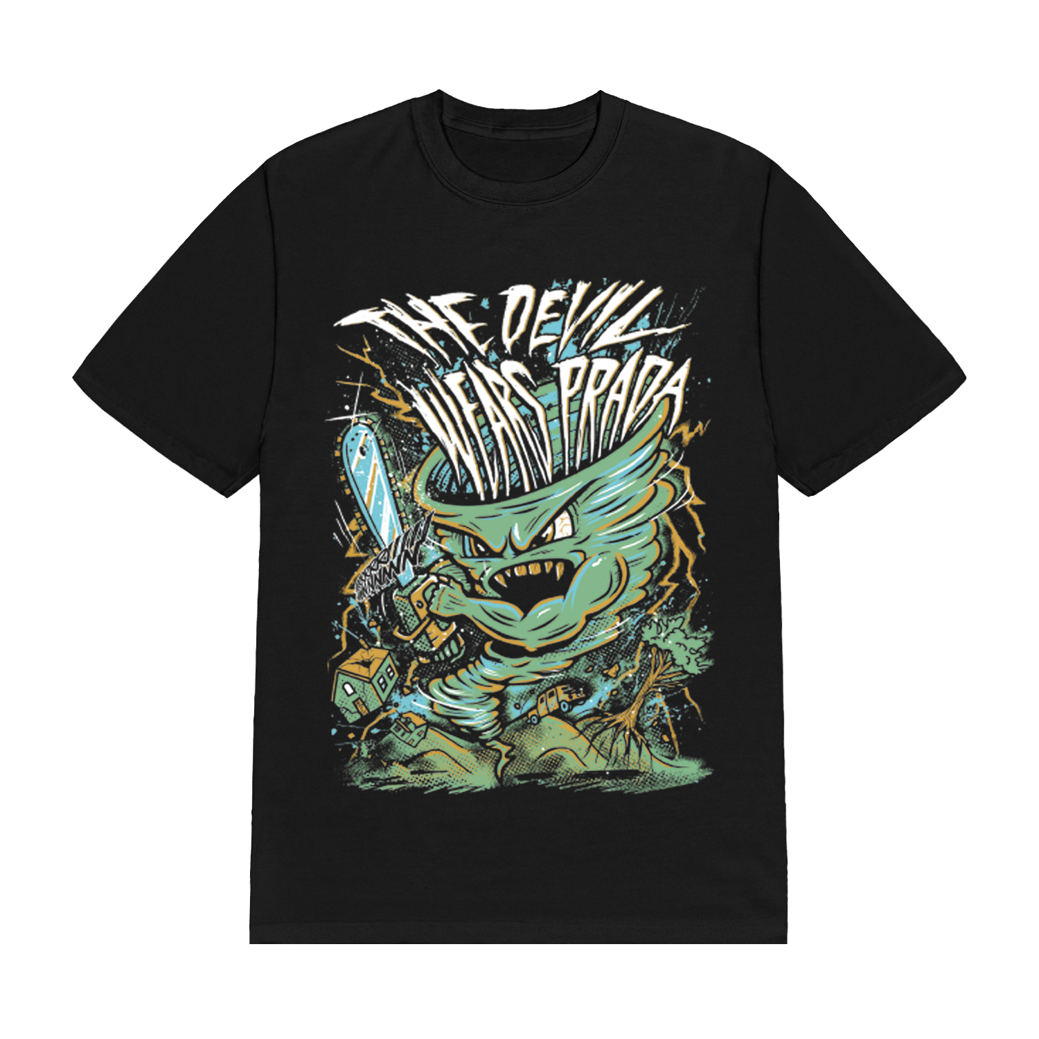 Chainsaw Brutality Tornado T-Shirt