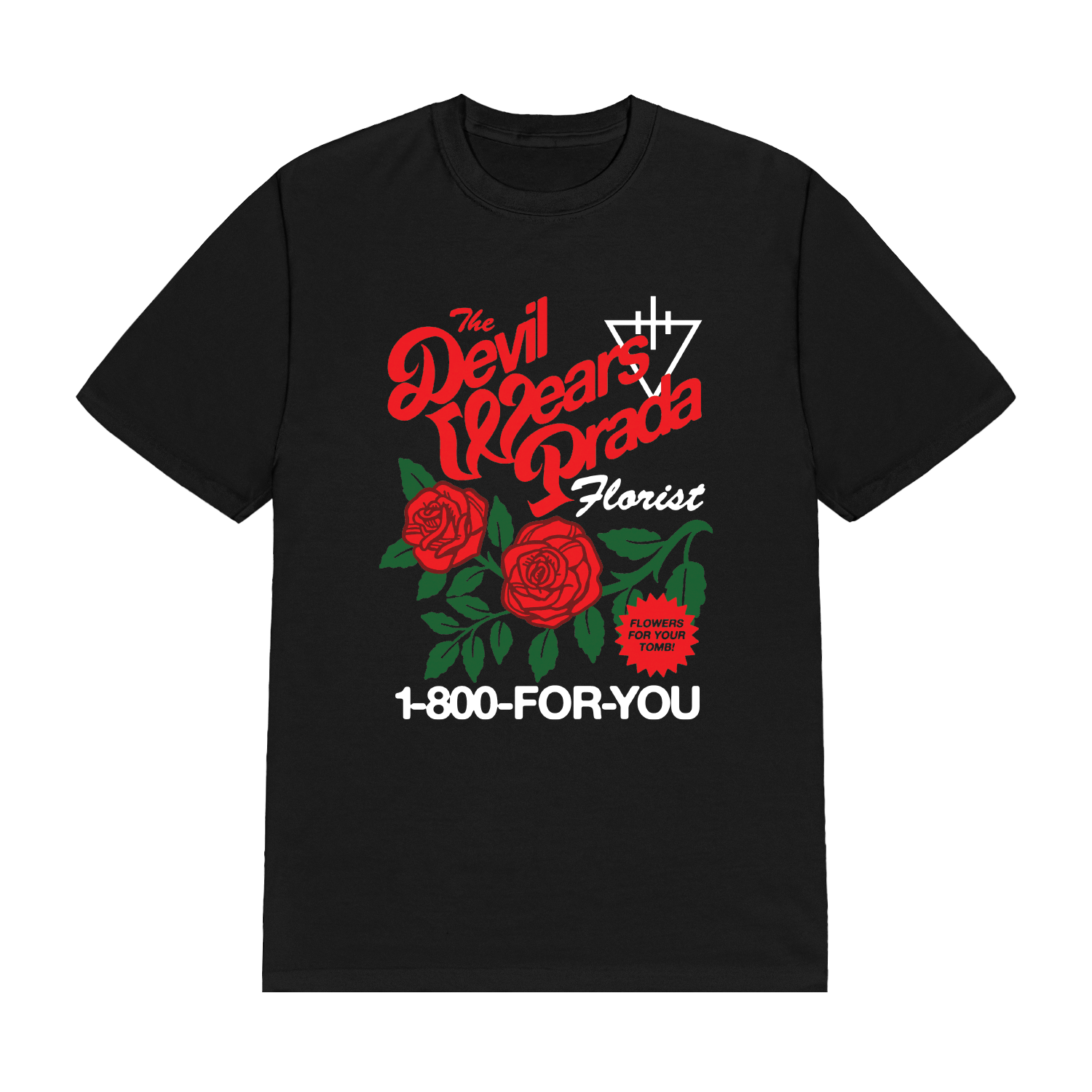 Florist Black Tee