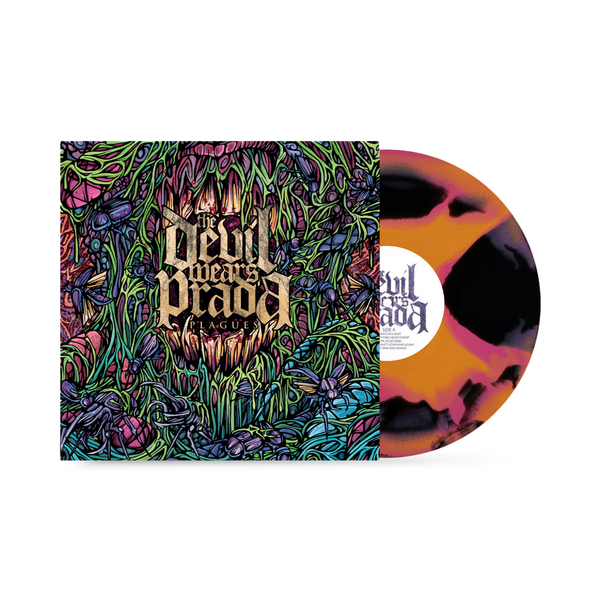 Plagues Reissue LP - "Plagued” Orange, Pink and Black Vinyl LP