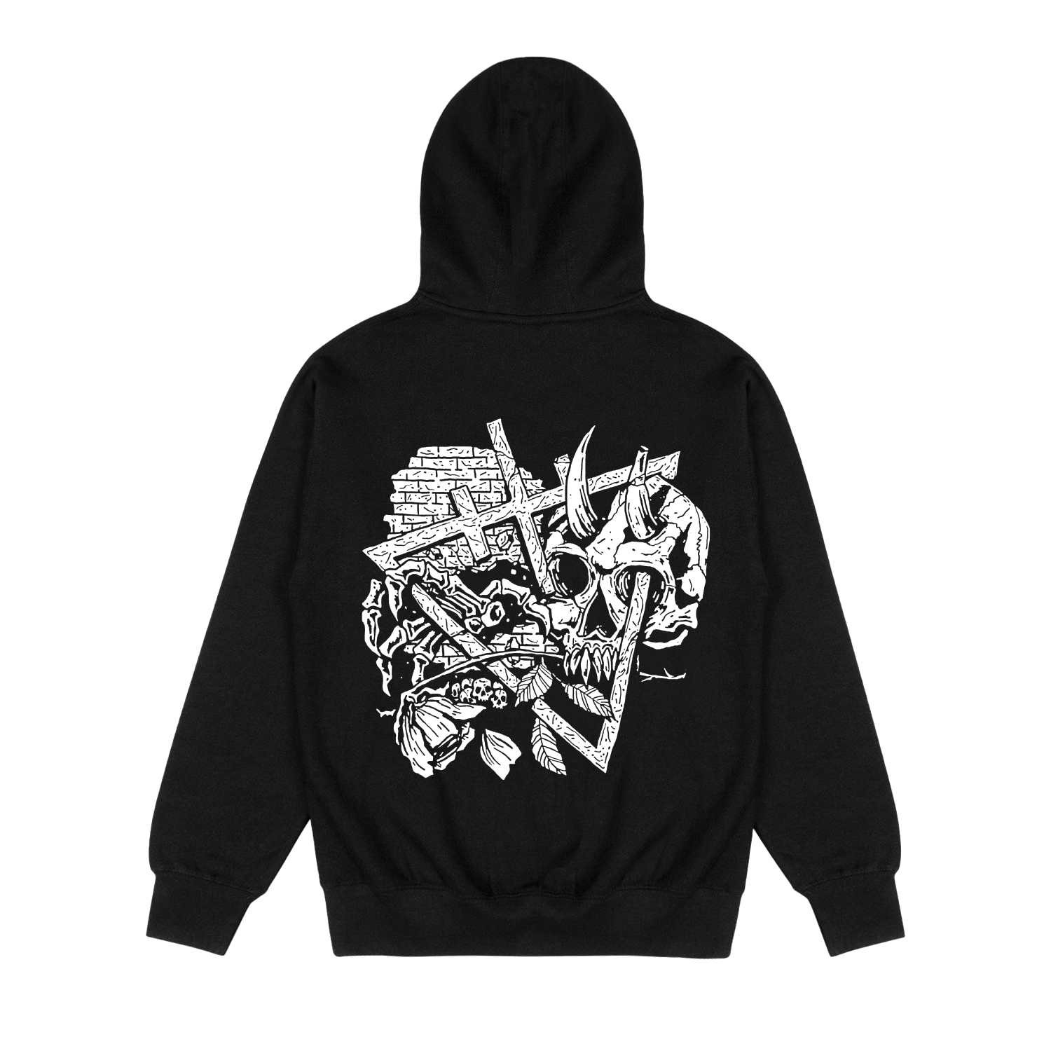 Horned Skull Hoodie
