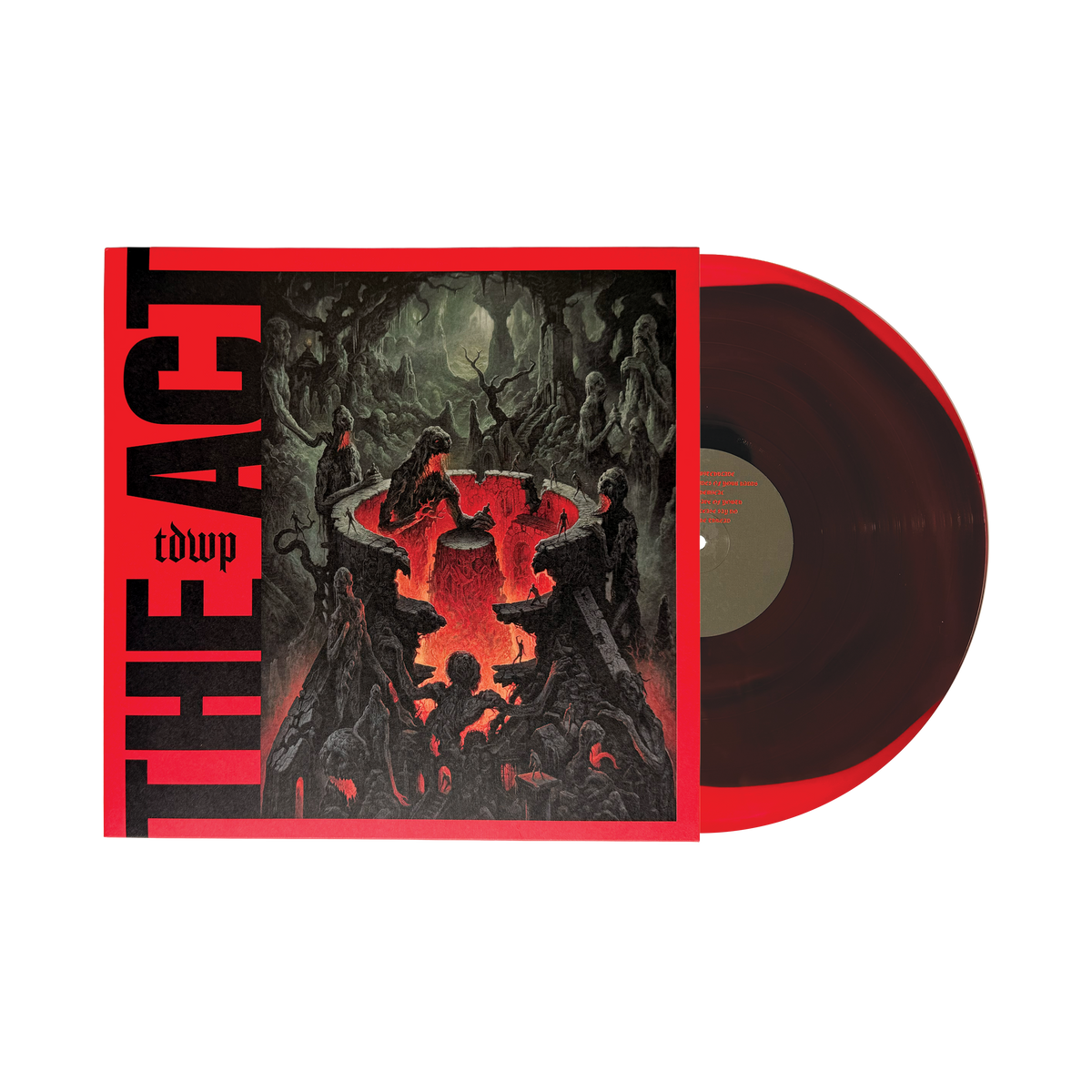 The Act LP - Rings of Hell Variant - Red/Black Color in Color