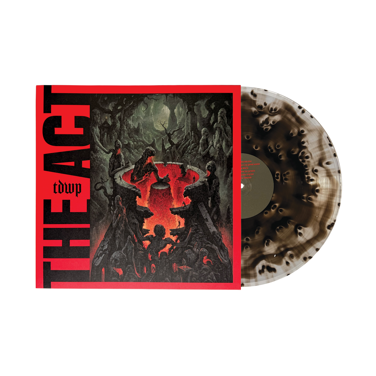 The Act LP - Diamond Lost Variant - Black Smoke Splatter