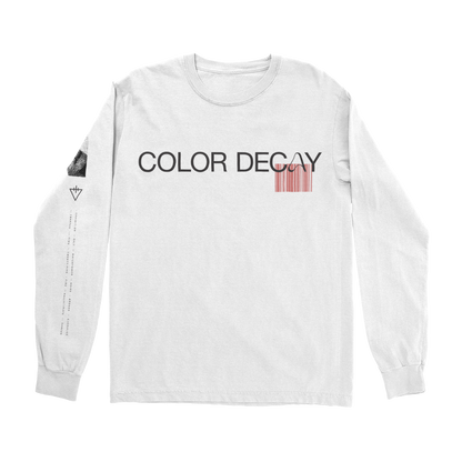 Color Decay White Long Sleeve