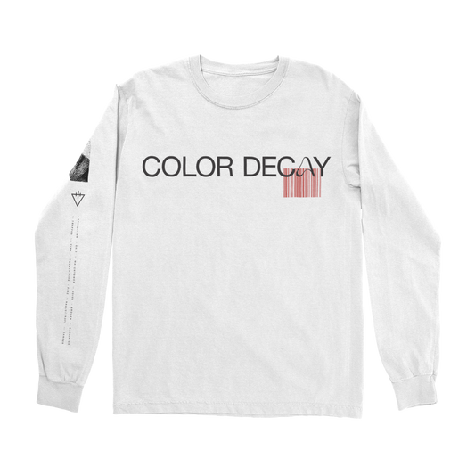 Color Decay White Long Sleeve